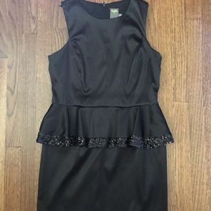 Black cocktail dress